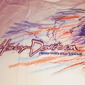 SZ L VINTAGE HARLEY DAVIDSON OFFICIAL TANK WACO TX